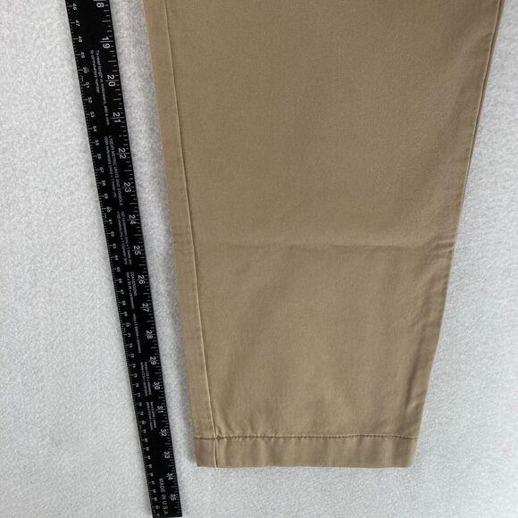 J.Crew 484 Chino Pants Mens 44x34 Slim Straight Leg Khaki Beige Preppy Casual - Picture 10 of 14